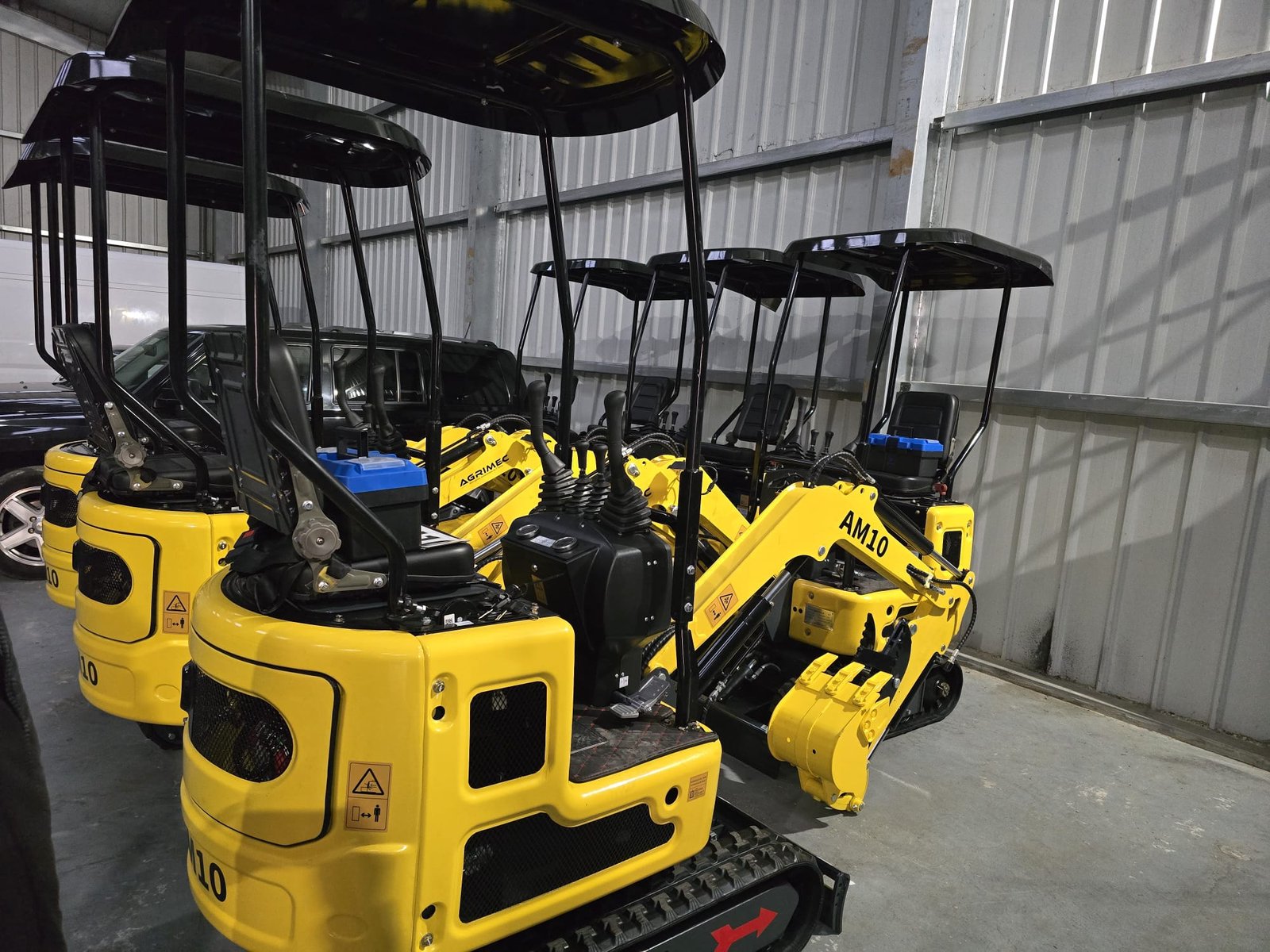 Vue 2 Mini-pelle AM10